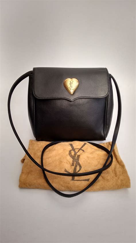 ysl black leather clutch bag|YSL evening bag sale.